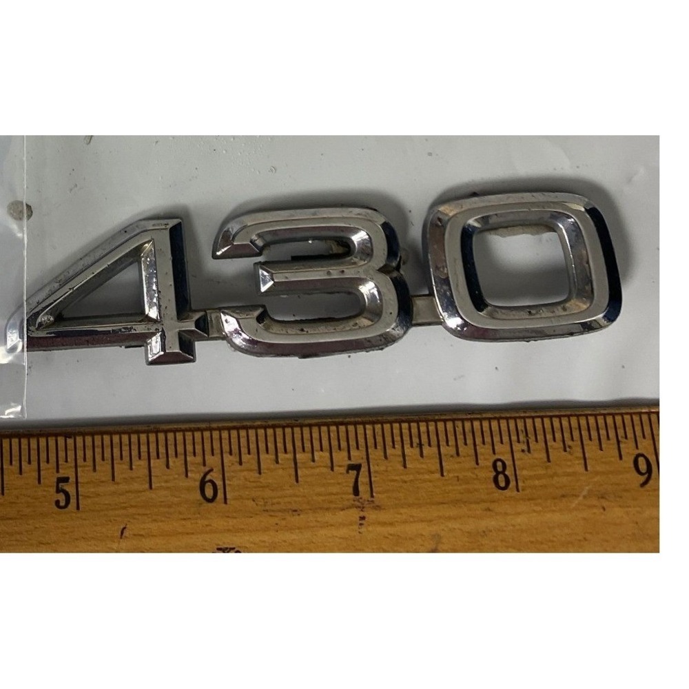 Chrysler "430" Chrome Trunk / Fender Emblem Badge